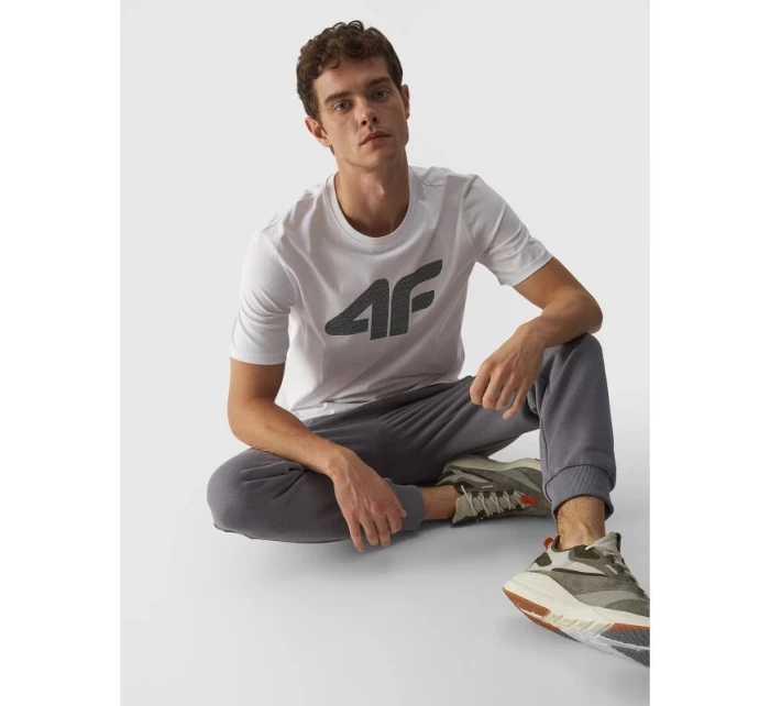 Pánske tričko s potlačou 4F 4FWMM00TTSHM1844-10S pánske