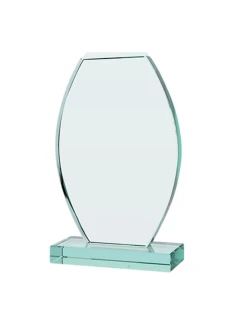 Sklenená trofej s puzdrom