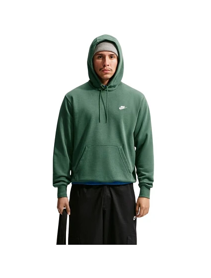 Pánska mikina Nike Club FT PO Hoodie, zelená, FN3866 323