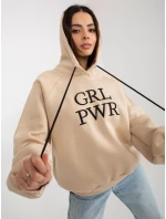 Dámska mikina EM BL 651 2.14X béžová - FPrice Dámska mikina EM BL 651 2.14X béžová - FPrice