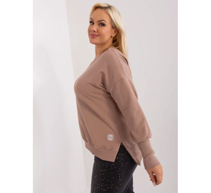 Bluzka RV BZ model 19143387 ciemny bezowy - FPrice