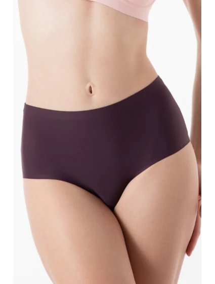 Dámské kalhotky Simple Maxi tmavě fialové - Julimex Dámské kalhotky Simple Maxi tmavě fialové - Julimex