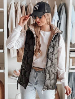 Dámska prechodná prešívaná vesta VESOLITA čierna FashionStreet TY4881