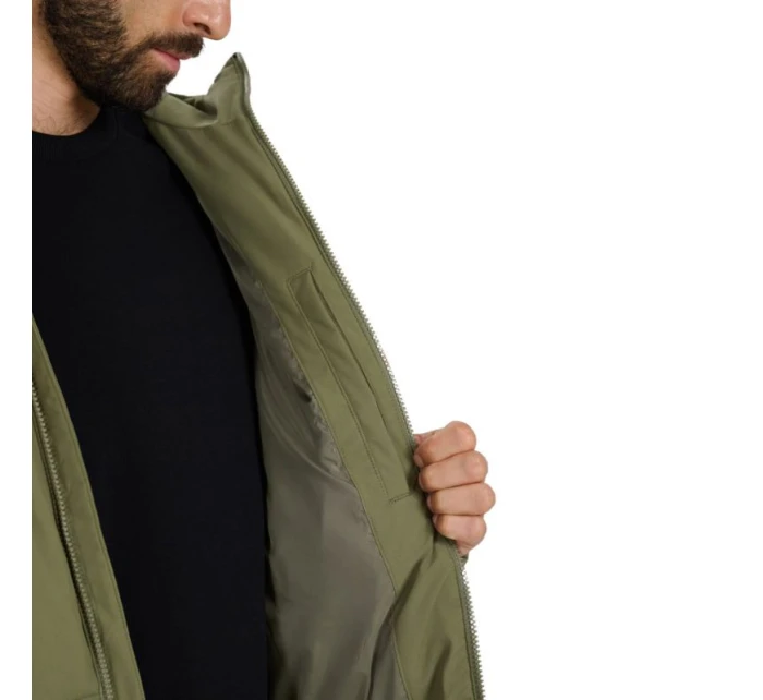 Pánská péřová bunda  khaki WAW25TDJA 43S pánské model 21727034 - 4F