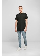 Build your Brand BY 028 Pánske tričko „Shaped Long“ 56.0028 biele