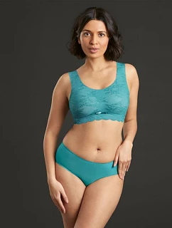 Essential Lace braletka s pěnovou výztuží model 20810372 light smaragd - Anita Classix