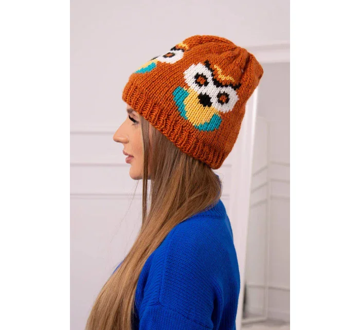 Dámska čiapka Ofelia K349 červená