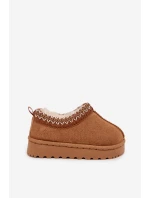 Śniegowce Dziecięce Z Haftem Camel Prina