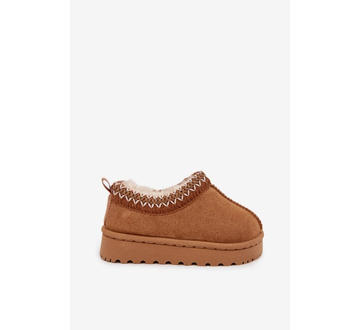 Śniegowce Dziecięce Z Haftem Camel Prina