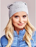 Dámská čepice AT CZ model 16719366 světle šedá - FPrice Dámská čepice AT CZ model 16719366 světle šedá - FPrice