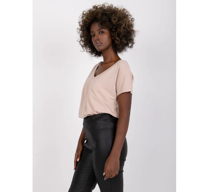 Tričko RV TS 4832.01P béžové Tričko RV TS 4832.01P béžové