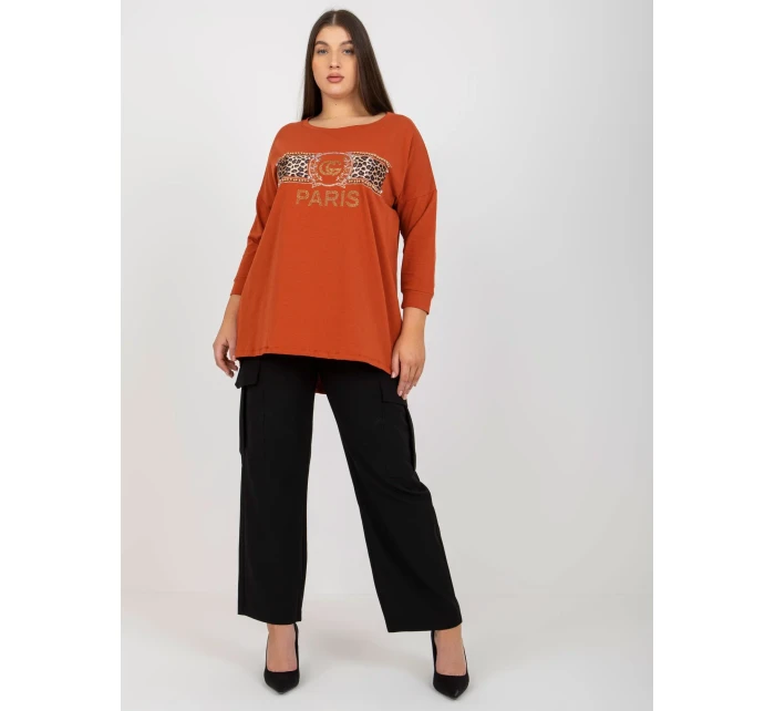 Halenka VI BZ model 17913759 tmavě oranžová - FPrice Halenka VI BZ model 17913759 tmavě oranžová - FPrice