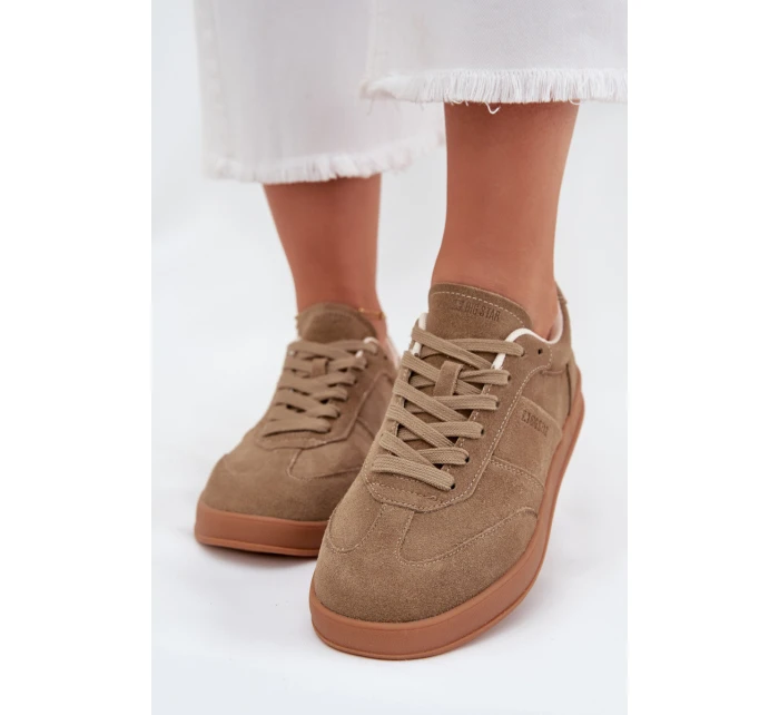 Dámske semišové tenisky Big Star HI-POLY SYSTEM - béžové Dámske semišové tenisky Big Star HI-POLY SYSTEM - béžové