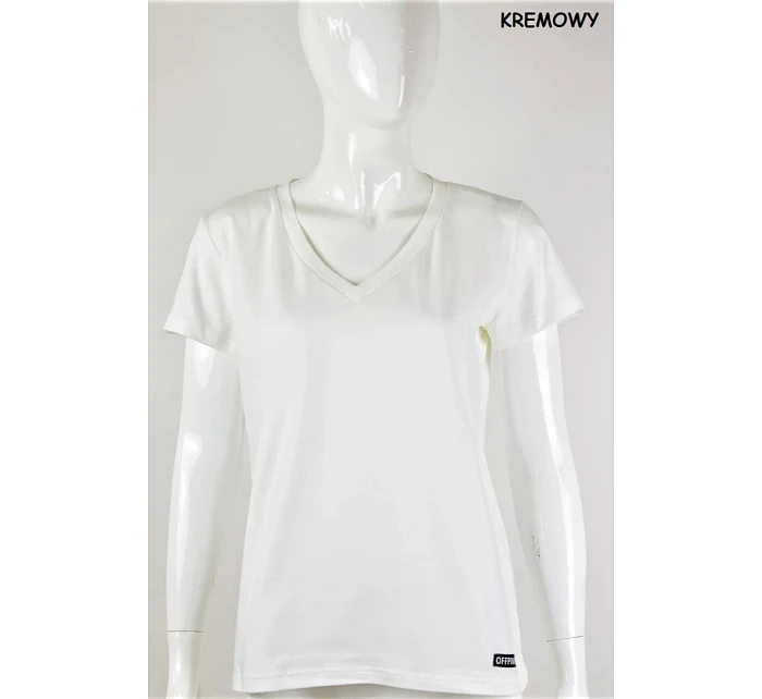 Dámske tričko s krátkym rukávom Serek brown - Off Pink