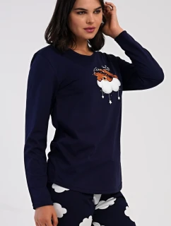 Dámské pyžamo dlouhé Méďa na model 21475630 - Vienetta