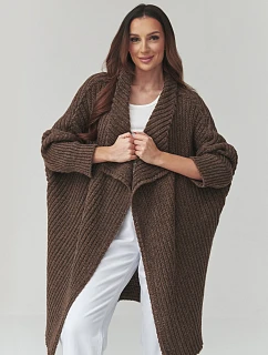 Zapínanie svetra model 226882 Makadamia