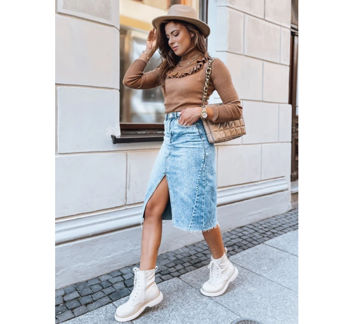 Dámský svetr NOAH hnědý Dstreet model 21964188 - FashionStreet