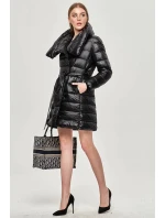 PIKOWANA KURTKA DAMSKA Z  CZARNY model 21242611 - Ann Gissy