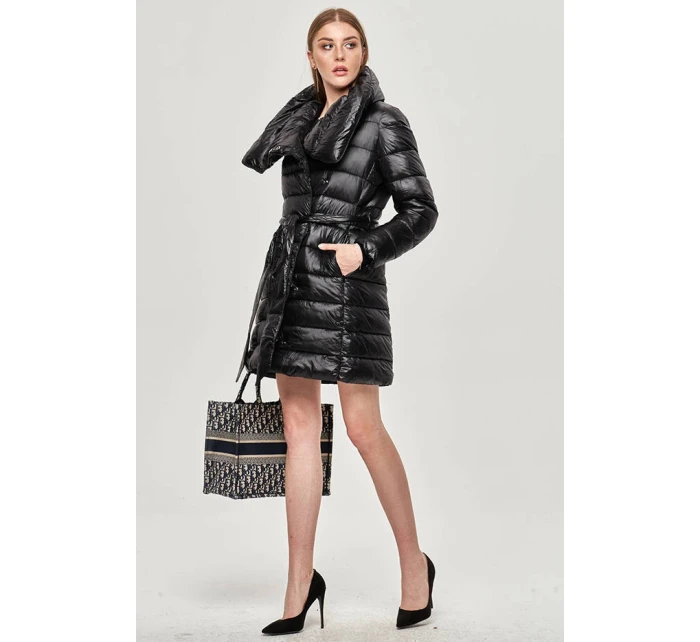 PIKOWANA KURTKA DAMSKA Z  CZARNY model 21242611 - Ann Gissy