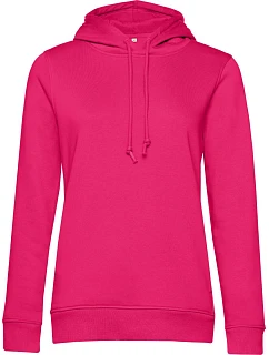 B&C Inspire Hooded /women_° Dámska mikina s kapucňou 01.W34B magenta pink