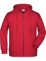 Pánská mikina s kapucí 02. red model 22438168 - Daiber Pánská mikina s kapucí 02. red model 22438168 - Daiber