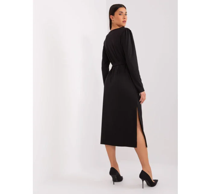 Sukienka LK SK model 19077505 czarny - FPrice Sukienka LK SK model 19077505 czarny - FPrice