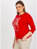 Dámska blúzka RV BZ 8470.93P červená - FPrice