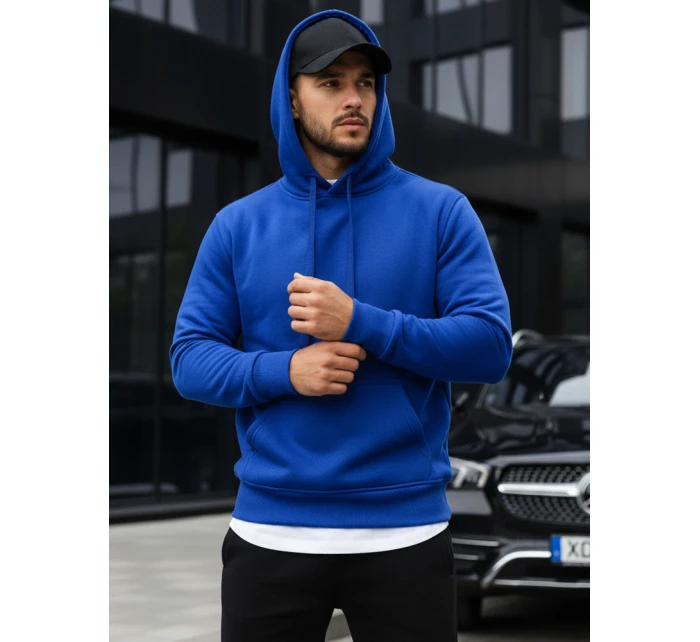 Pánska mikina s kapucňou modrá BX2392 Pánska mikina s kapucňou modrá BX2392