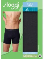Pánske boxerky EVER Ease Short 2P - BLACK - black 0004 - SLOGGI Pánske boxerky EVER Ease Short 2P - BLACK - black 0004 - SLOGGI