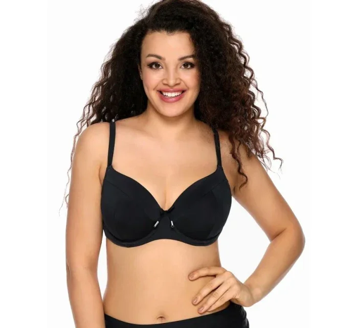 Vystužená plavková podprsenka Ava SK 13 Maxi Black