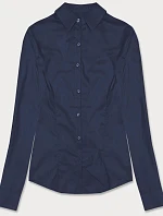 Klasická dámska tmavomodrá košeľa (HH039-50)