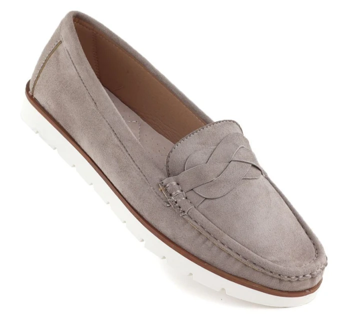 Dámske mokasíny Vice Versa v hnedej farbe 834280