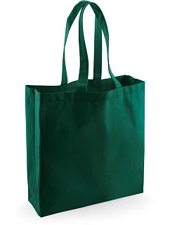 Westford Mill W 623 Fairtrade klasická bavlnená nákupná taška 50.0623 fľaškovozelená