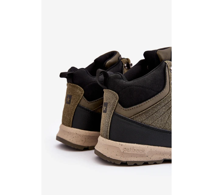 Dámské vysoké trekingové boty Big Star model 21637458 Velbloud - Big Star Shoes