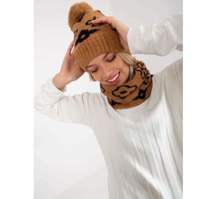 Dámská čepice AT CZ CM 317 hnědá Dámská čepice AT CZ CM 317 hnědá