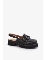 Sandále na podpätku model 195553 Vykročte štýlovo