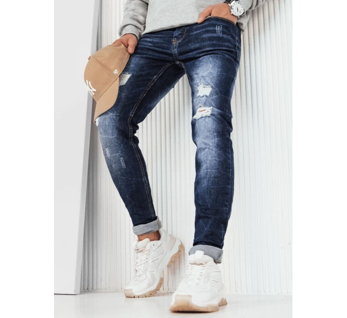 Pánské tmavě modré kalhoty Dstreet model 21968008 - FashionStreet
