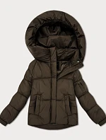 Dámska prechodná bunda oversize S'West hnedá (B2003-48)