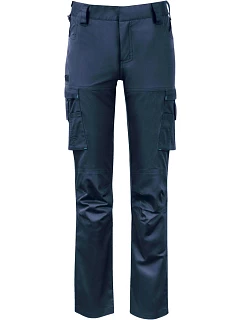 ProJob 2553 Service Pants Women Dámske elastické pracovné nohavice 64.2553 tmavomodré