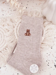 Teplé dámské ponožky s vlnou model 21786847 šedé - Aura.via