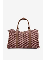 Vzorovaná Dámská Cestovní Taška Hnědá model 22111582 - Flora&Co