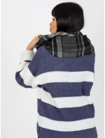 Tunelový šál AT KM 1402.20 čiernobiela