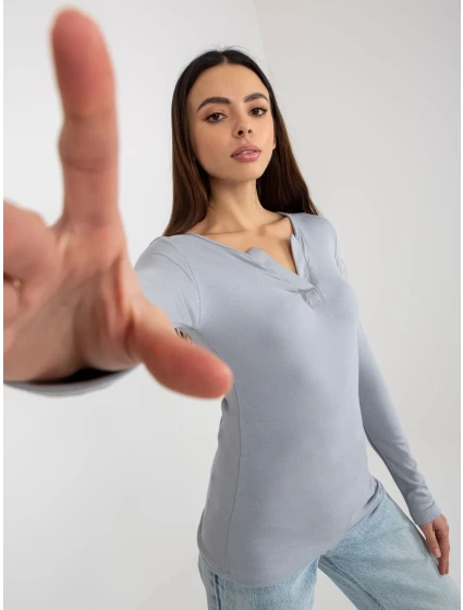 Dámská halenka EM BZ model 18027430 šedá - FPrice