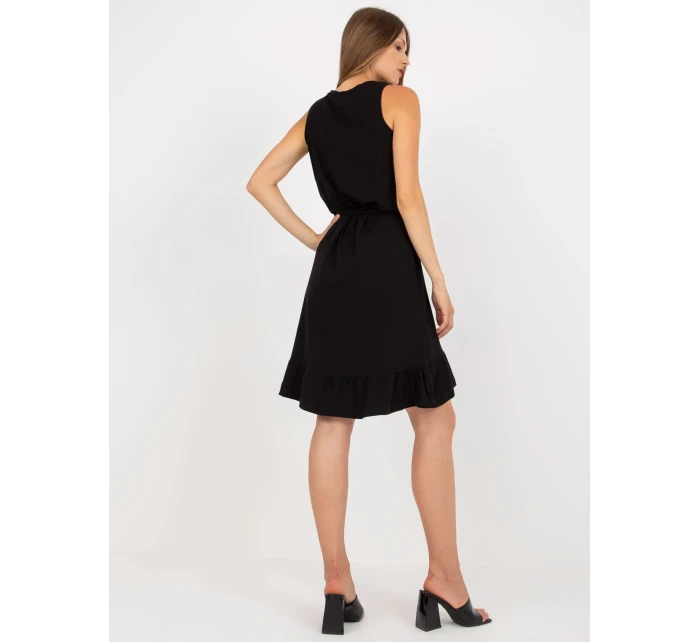 Dámske šaty RV SK 8049 čierne Dámske šaty RV SK 8049 čierne