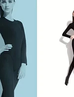 Dámske klasické ružové pančuchy C 5111 60 den - Fiore