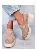 Dámske mokasíny NS382P béžové - Inello