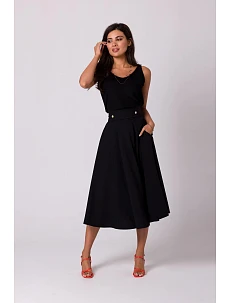 Sukňa B265 čierna - BeWear