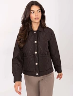 Dámska bunda IT KR bunda FL9626.77 Tmavo hnedá - FPrice