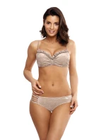 Plavky Sylvia Mosaico M-549 (1) svetlohnedá - Marko