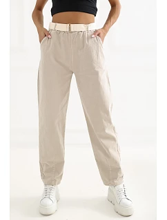 Šnúrové nohavice model 226459 Taliansko Moda